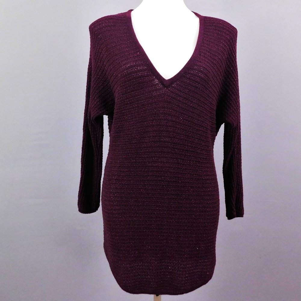 New‎ York & Co Women Sweater Purple S